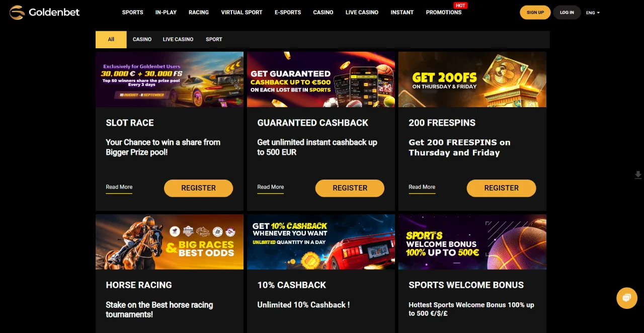Goldenbet Bonus